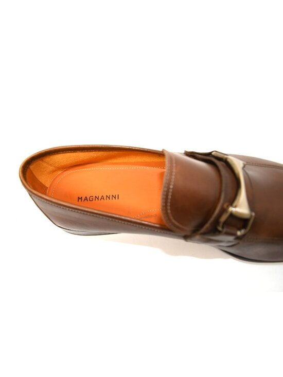 New! Magnanni Tazon Brown Bit Loafers Size 12 M 45 24185 DD150A